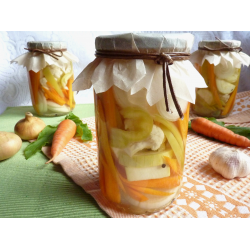 Рецепт: Маринованные овощи "Ассорти нестандартное"
