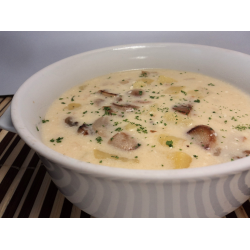 Рецепт: Суп с шампиньонами и плавленными сырками