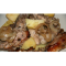 Фото Свиные ребрышки с картошкой в духовке