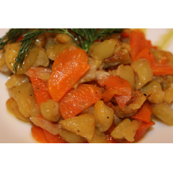 Рецепт: Жареные кабачки с овощами