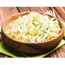Рецепт: Салат с маринованной капустой и грушей