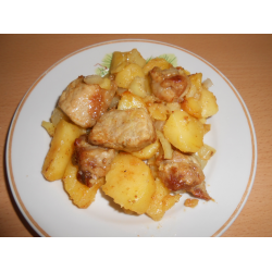Жареная картошка с шампиньонами и куриной грудкой – пошаговый рецепт приготовления с фото
