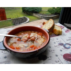 Рецепт: Итальянский фасолевый суп