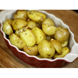Рецепт: Отварной картофель запеченый в духовке