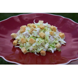 Рецепт: Салат с курицей и свежей капусты