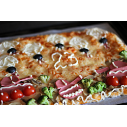 Рецепт: Пицца для защитника Отечества