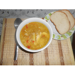 Рецепт: Суп с фрикадельками и рисом