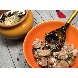 Свинина в горшочке в сметане — рецепт с фото пошагово +видео