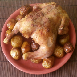 Рецепт: Цыпленок с молодым картофелем