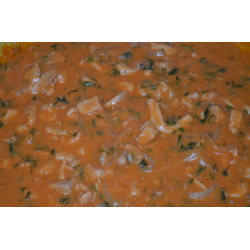 Рецепт: Куриное филе в сметано-томатном соусе