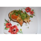 Фото Стейки из кеты в кефирном соусе с помидорами и сыром