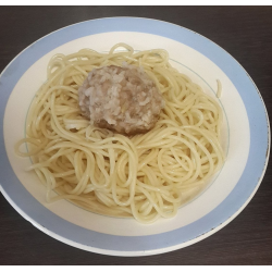 Рецепт: Спагетти с ежиками