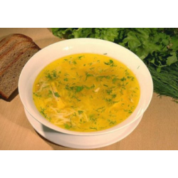 Рецепт: Суп куриный с овощами и зеленью