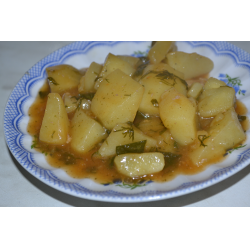 Рецепт: Картофельное рагу со свининой