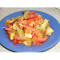 Фото Салат из цветной капусты в кляре из кукурузных палочек и авокадо