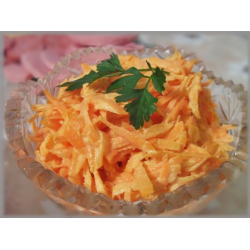 Рецепт: Сырно-морковный салат