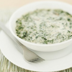 Рецепт: Холодный суп с кефиром и зеленью