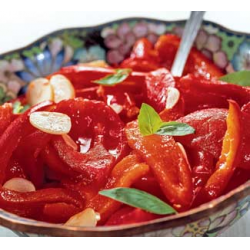 Рецепт: Салат из перца и помидора