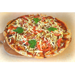 Закрытая пицца из слоёного теста в духовке - 9 пошаговых фото в рецепте