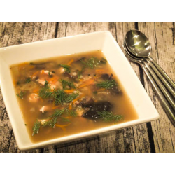 Рецепт: Суп с грибами и гречкой
