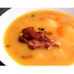 Рецепт: Суп с копчеными ребрышками