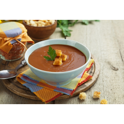 Рецепт: Суп-пюре со свеклой и фасолью