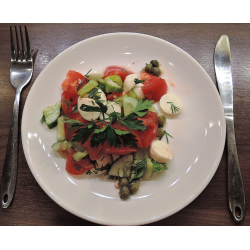 Рецепт: Салат с "Итальянской ноткой"