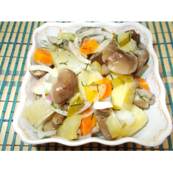 Рецепт: Салат с грибами