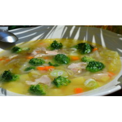 Рецепт: Куриный суп с брокколи