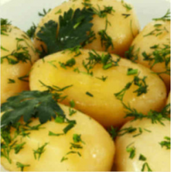 Рецепт: Картошка с зеленью