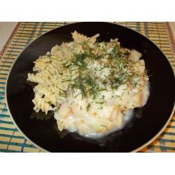 Рецепт: Пангасиус в белом соусе