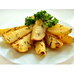 Рецепт: Печеный картофель с соевым соусом