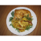 Фото Картофель с курицей в чесночном соусе запеченный в духовке