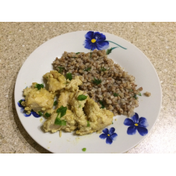 Рецепт: Куриное филе по-строгановски