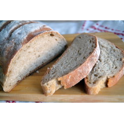 Рецепт: Ржано-пшеничный хлеб на ржаной закваске