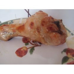 Рецепт: Румяные куриные ножки на решетке в духовке