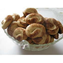 Рецепт: Печенье Крендельки с корицей