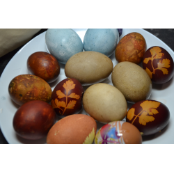 Рецепт: Натуральный способ окраски яиц