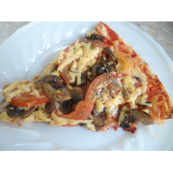 Рецепт: Диетическая пицца из тонкого лаваша