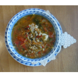 Рецепт: Суп из баранины с полбой
