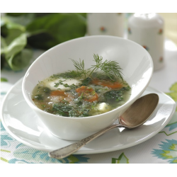 Рецепт: Легкий весенний суп
