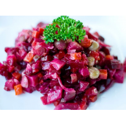 Рецепт: Салат из картофеля и свеклы