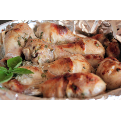 Рецепт: Курица в маринаде по-гречески