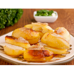 Рецепт: Картофель запеченный в духовке с салом