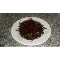 Рецепт: Салат из свеклы с растительным маслом