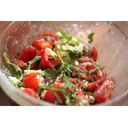 Рецепт: Салат из перцев и помидор