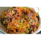 Фото Острый салат с жареными баклажанами