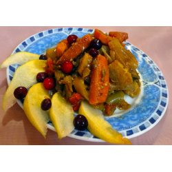 Рецепт: Тушеные овощи с фруктами
