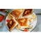 Фото Конверты из лаваша с сосисками и твердым сыром