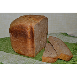 Рецепт: Бородинский хлеб на ржаной закваске и квасном сусле